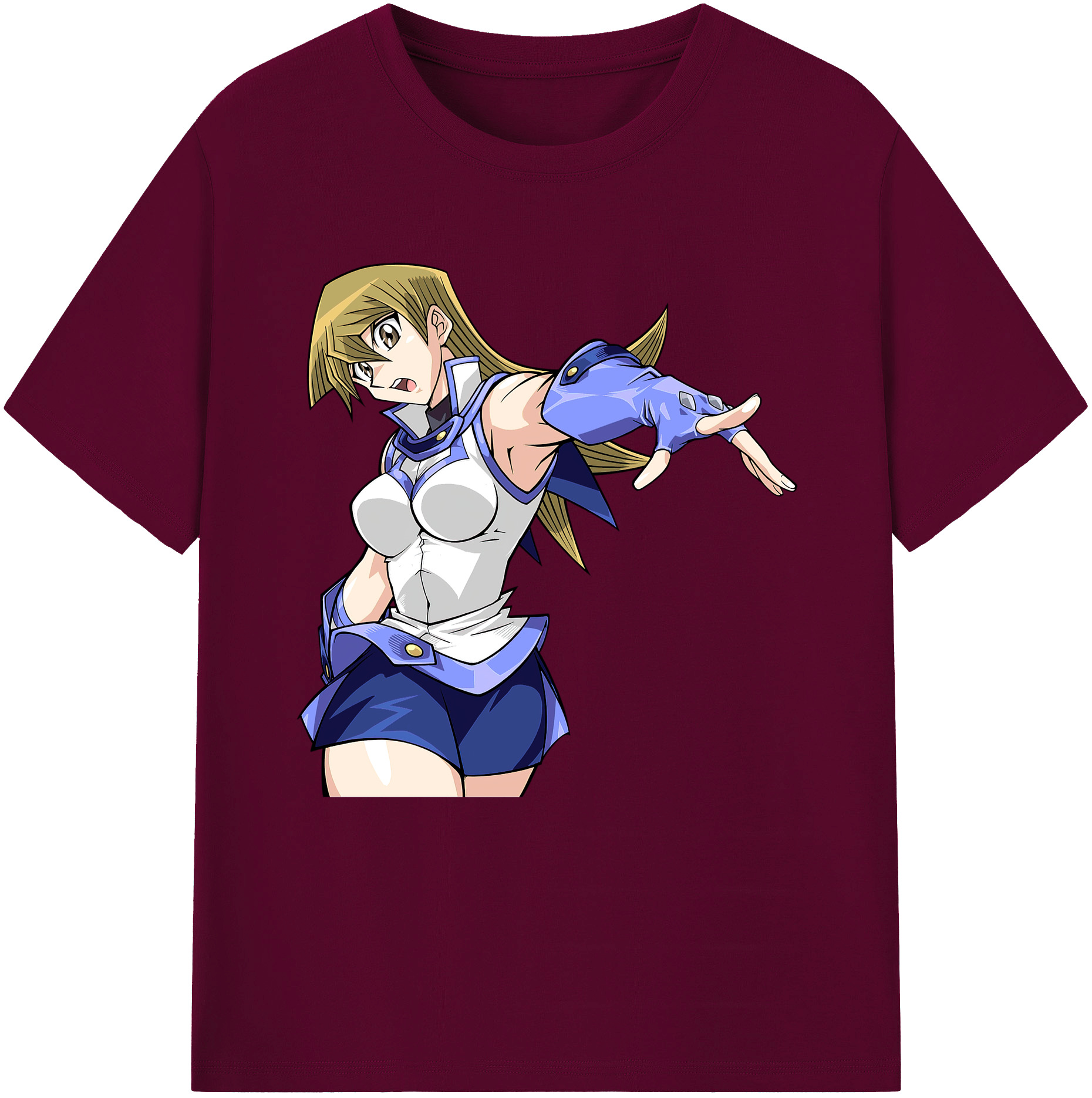 （画像用） 遊☆戯☆王 Yu-Gi-Oh! レディースカジュアルプリントTシャツ（綿100％）